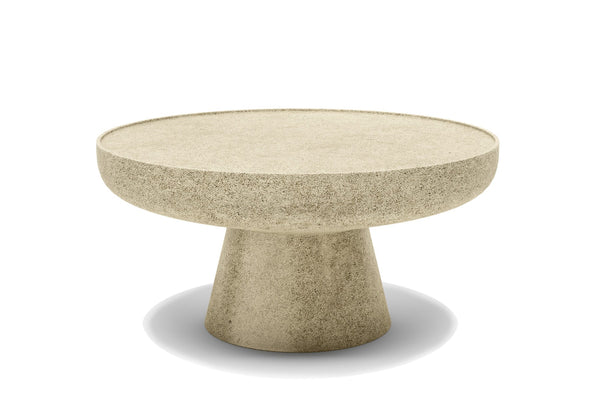 Pıgalle Travertıne M Sıze Concrete Coffee Table