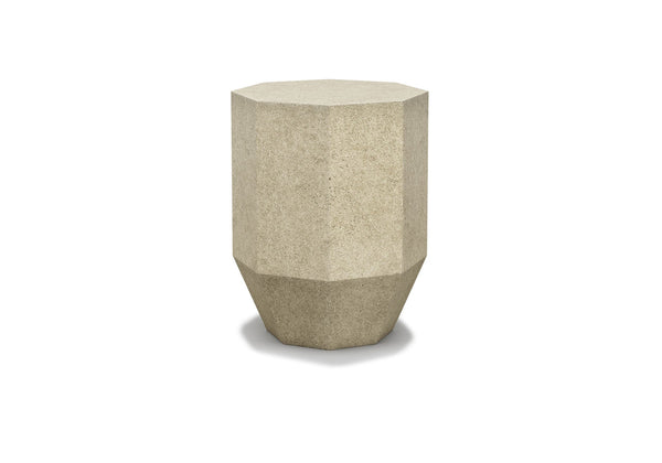 Gemma S Sıze Concrete Travertıne Coffee Table