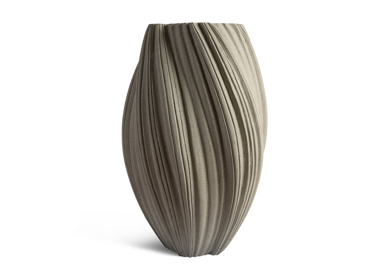 Dune Sandstone L Beige Vase